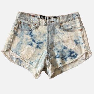 The Laundry Room Acid Washed CutOff Shorts Size 28